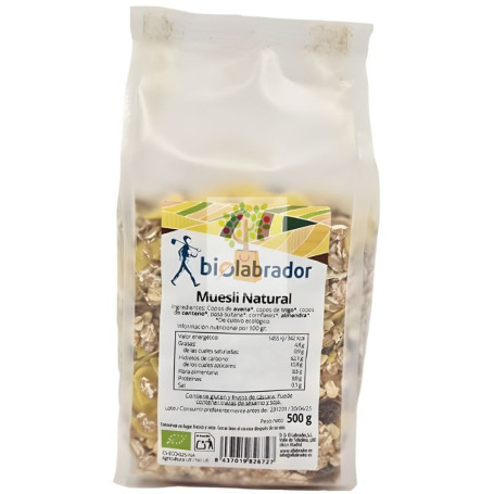 MUESLI NATURAL 500G BIOLABRADOR