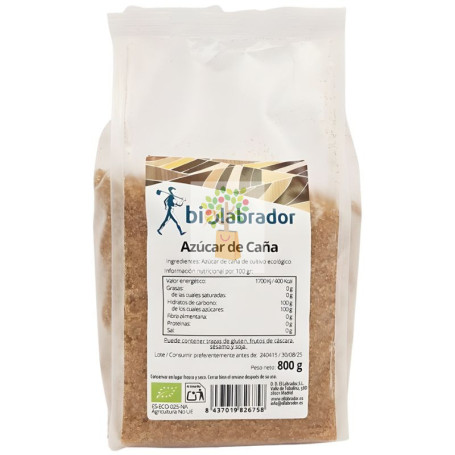 AZÚCAR DE CAÑA 800G BIOLABRADOR