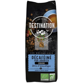 CAFE EN GRANO DESCAFEINADO 100% ARABICA BIO 250Gr DESTINATION