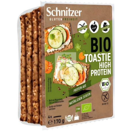 TOSTADAS HIGH PROTEIN SIN GLUTEN 170G SCHNITZER