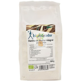 HARINA DE AVENA INTEGRAL SIN GLUTEN 500G BIOLABRADOR