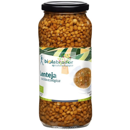 LENTEJA COCIDA 650G BIOLABRADOR