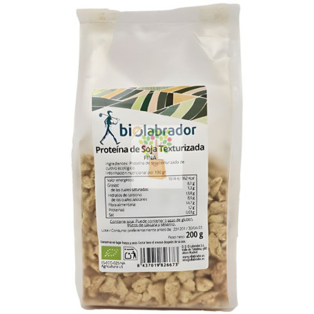 SOJA TEXTURIZADA 200G BIOLABRADOR