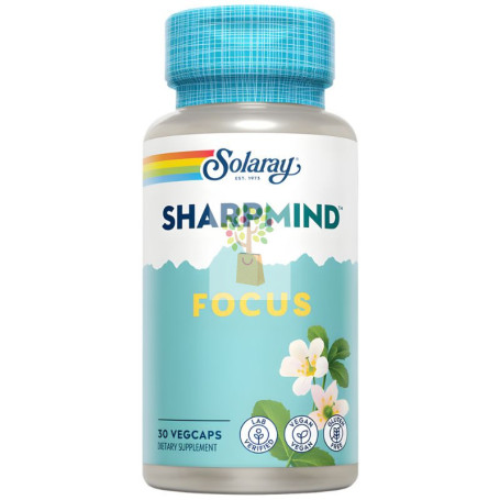 SHARP MIND FOCUS 60 CÁPSULAS VEGETALES SOLARAY
