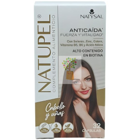 NATUPEL ANTICAÍDA, FUERZA Y VITALIDAD 32 CÁPSULAS NATYSAL