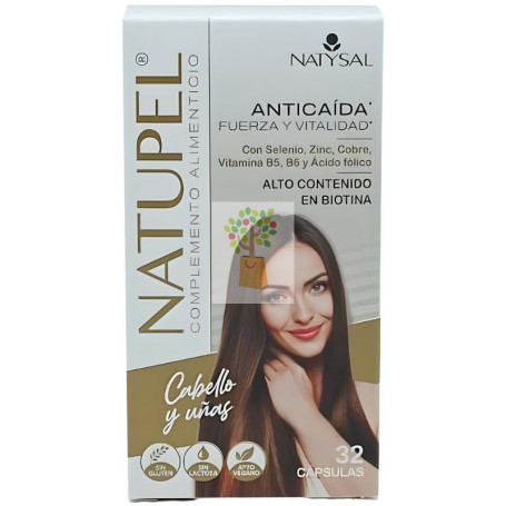 NATUPEL ANTICAÍDA, FUERZA Y VITALIDAD 32 CÁPSULAS NATYSAL