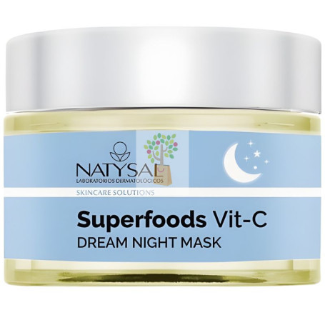 SUPERFOODS MASCARILLA DE NOCHE CON VITAMINA C 50ML NATYSAL