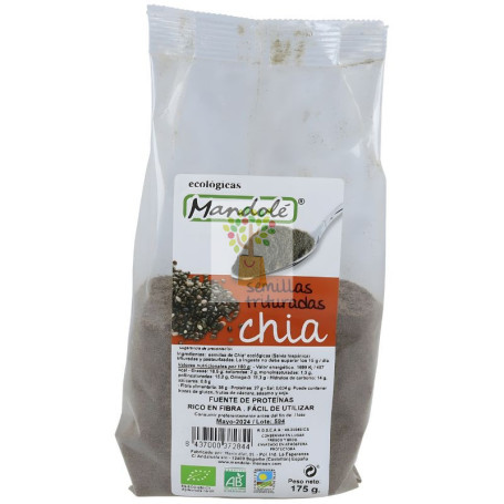 SEMILLAS DE CHÍA TRITURADAS 175G MANDOLE