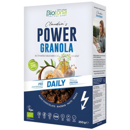GRANOLA ENERGÉTICA ACTIVE DAILY 250G BIOTONA