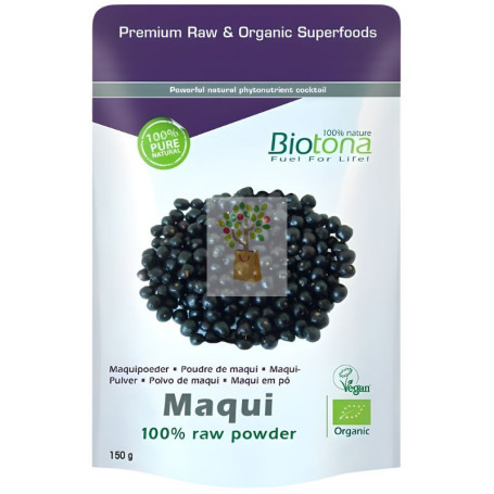 MAQUI CRUDO EN POLVO 150G BIOTONA