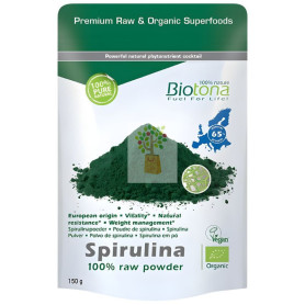 ESPIRULINA EUROPEA EN POLVO 150G BIOTONA