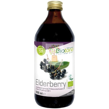 JUGO DE SAÚCO CONCENTRADO 500ML BIOTONA