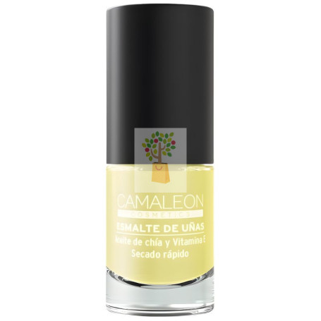 ESMALTE DE UÑAS Nº12 AMARILLO PASTEL 6ML CAMALEON