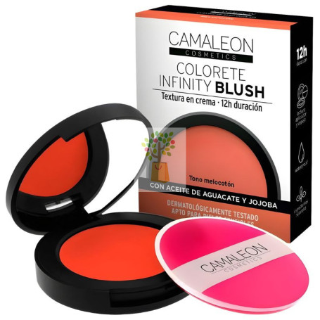 COLORETE EN CREMA INFINITY BLUSH MELOCOTÓN CAMALEON