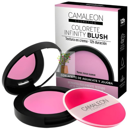 COLORETE EN CREMA INFINITY BLUSH ROSA CAMALEON