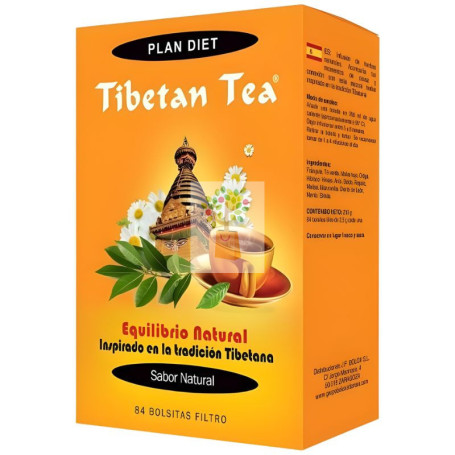 TIBETAN TEA NATURAL 84 FILTROS