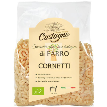 CORNETTI DE ESPELTA 500G CASTAGNO