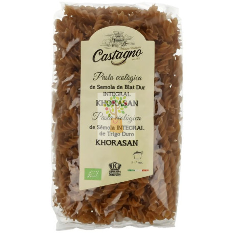 ESPIRALES DE KHORASAN (KAMUT) INTEGRAL 500G CASTAGNO