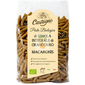 MACARRONES DE TRIGO INTEGRAL 500G CASTAGNO