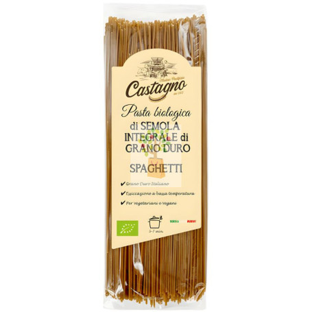 ESPAGUETIS DE TRIGO INTEGRAL 500G CASTAGNO