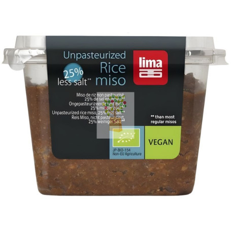 MISO DE ARROZ INTEGRAL Y SOJA B/S (NO PASTEURIZADO) 300G LIMA