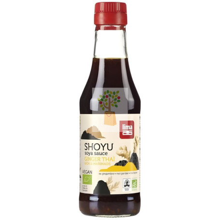 SHOYU GINGER THAÏ (SALSA DE SOJA CON JENGIBRE) 250ML LIMA