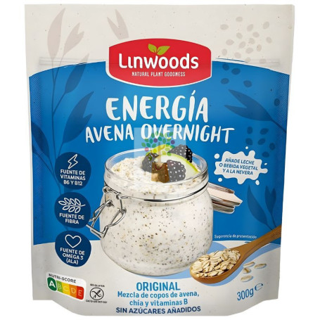 AVENA PROTEÍNA OVERNIGHT ORIGINAL 300G LINWOODS
