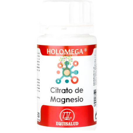 HOLOMEGA CITRATO DE MAGNESIO 50 CÁPSULAS EQUISALUD