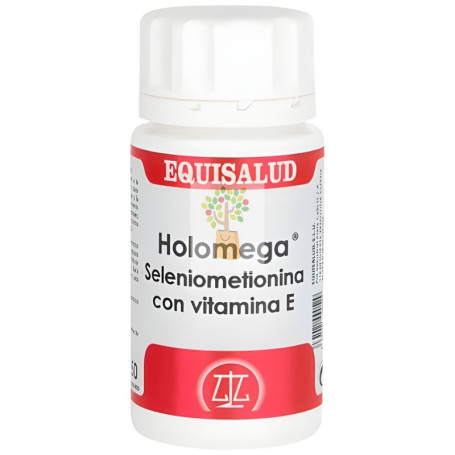 HOLOMEGA SELENIOMETIONINA CON VITAMINA E 50 CÁPSULAS EQUISALUD