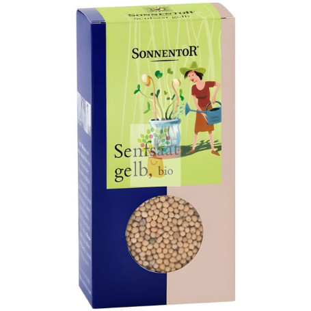 SEMILLAS DE MOSTAZA AMARILLA PARA GERMINAR 120G SONNENTOR