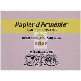 PAPEL DE ARMENIA ROSA 12 HOJAS PAPIER D´ARMÉNIE