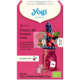 FRUTOS DEL BOSQUE INFUSIÓN FRÍA 15 FILTROS YOGI TEA