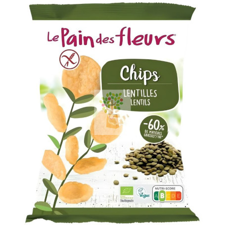 CHIPS DE LENTEJAS 50G LE PAIN DES FLEURS