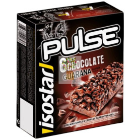 BARRITAS PULSE CHOCOLATE SABOR GUARANÁ 6 UNIDADES ISOSTAR