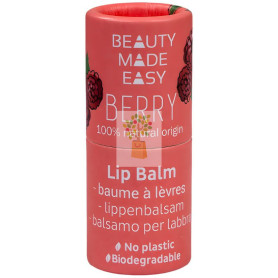 BÁLSAMO LABIAL CON CERA DE ABEJA BAYAS 6G BEAUTY MADE EASY