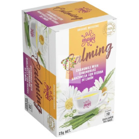 CALMING MANZANILLA CON HIERBA LIMÓN 20 FILTROS MAYA ORGANIC