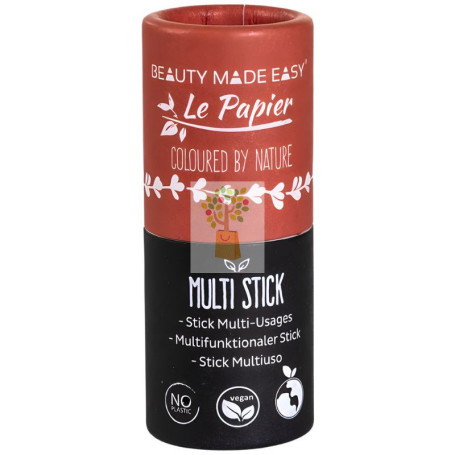 BARRA MULTI-STICK LABIOS Y MEJILLAS ROJO 6G BEAUTY MADE EASY