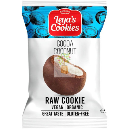 LEYAS GALLETA ECOLÓGICA DE CACAO Y COCO 25G MAYA ORGANIC