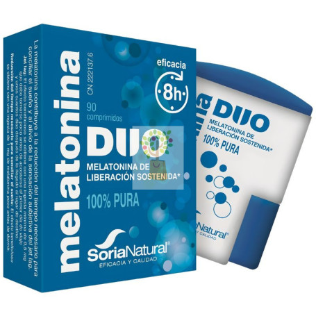 MELATONINA DUO 90 COMPRIMIDOS SORIA NATURAL