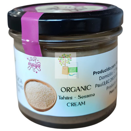 CREMA ECOLÓGICA DE SÉSAMO (TAHINI) 100G MAYA ORGANIC