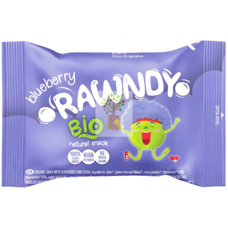 RAWNDY GALLETA PARA NIÑOS ARÁNDANO Y CACAO BIO 26G MAYA ORGANIC