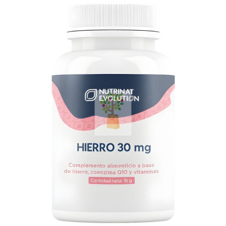 HIERRO 30MG 30 CÁPSULAS VEGETALES NUTRINAT EVOLUTION