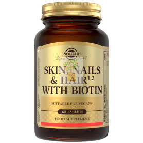PELO, PIEL Y UÑAS CON BIOTINA 60 COMPRIMIDOS SOLGAR