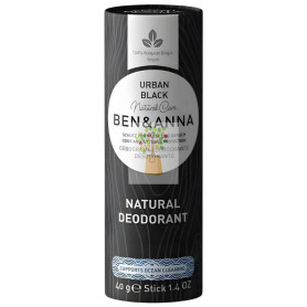 DESODORANTE URBAN BLACK EN ENVASE DE CARTÓN 40G BEN&ANNA