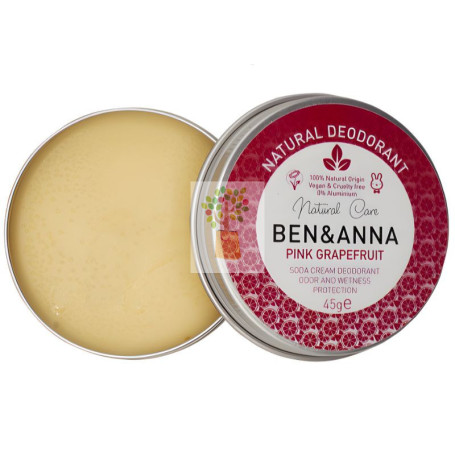 DESODORANTE EN CREMA PINK GRAPEFRUIT 45G BEN&ANNA