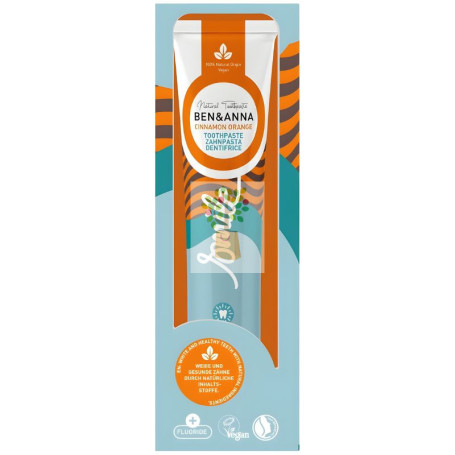 DENTÍFRICO DE CANELA Y NARANJA CON FLÚOR 75ML BEN&ANNA