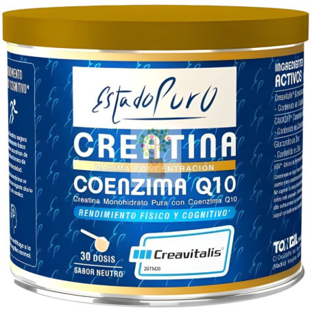 CREATINA MONOHIDRATO CON COENZIMA Q10 ESTADO PURO