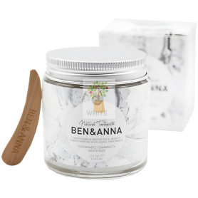DENTÍFRICO WHITE EN FRASCO DE CRISTAL 100ML BEN&ANNA