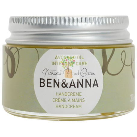 CREMA MANOS INTENSIVE CARE CON ACEITE DE AGUACATE 30ML BEN&ANNA