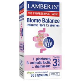 BIOME BALANCE INTIMATE FLORA FOR WOMEN 30 CÁPSULAS LAMBERTS